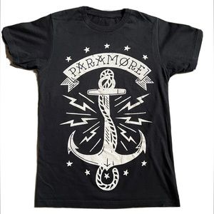 Paramore Anchor stars tshirt, Monster single, Singles club era, 2011. xs